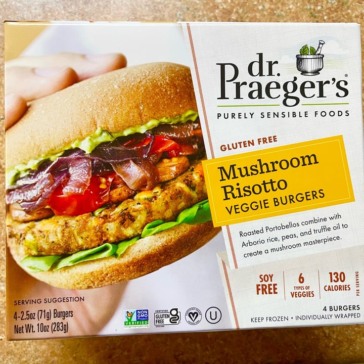 photo of Dr. Praeger's Dr. Praeger's Mushroom Risotto Burger shared by @monikitty on  27 Feb 2025 - review