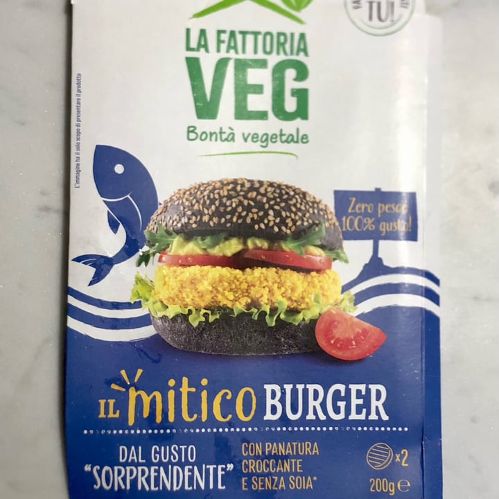 photo of la fattoria veg burger zero pesce 100%gusto shared by @enricadg on  28 Aug 2023 - review