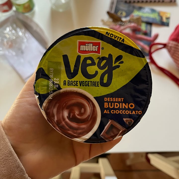 photo of Müller veg budino al cioccolato veg shared by @pullula on  14 Nov 2023 - review