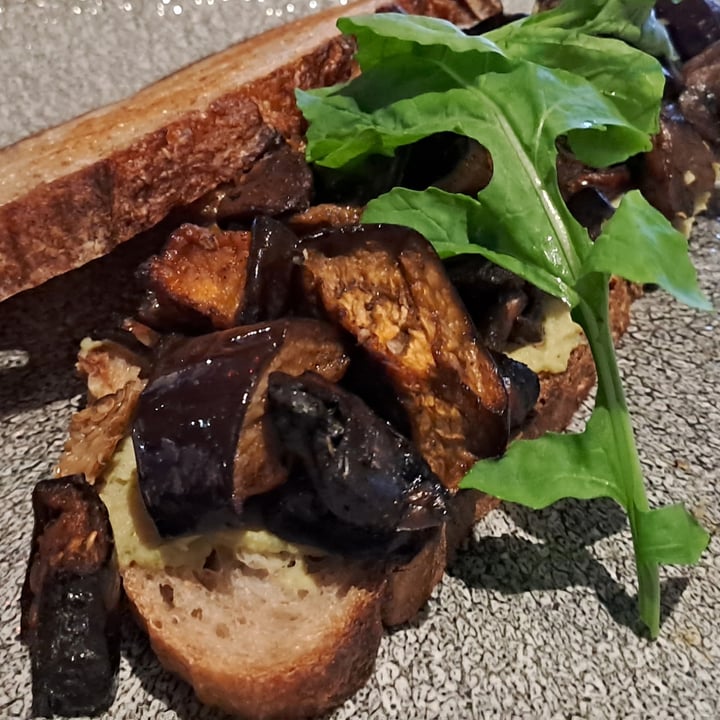 photo of Truth Coffee Roasting Mushrooms, Aubergine & Zesty Artichoke Pesto shared by @nickyv on  07 Feb 2024 - review