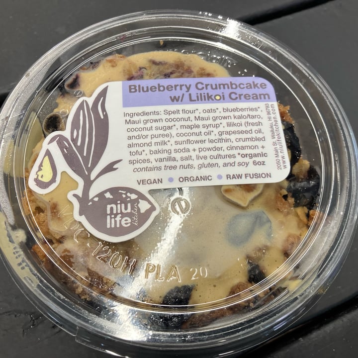 photo of Niu Life Kitchen blueberry crumbcake shared by @raatz on  30 Mar 2024 - review