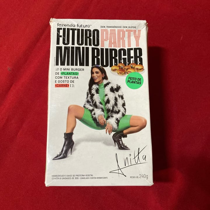 photo of Fazenda Futuro - Future Farm Futuro Party Mini Burger shared by @allecrodrigues on  13 Feb 2024 - review