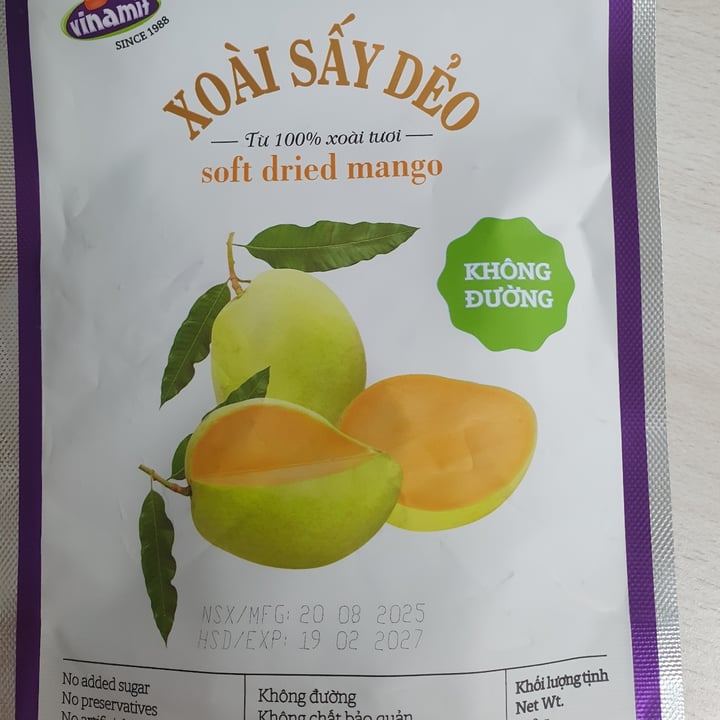 photo of Vinamit Dried Mango shared by @mushroomtarian on  25 Sep 2025 - review
