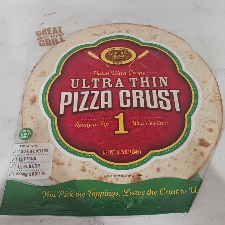 photo of golden home thin pizza crust shared by @heartartichokehearts on  24 Sep 2023 - review