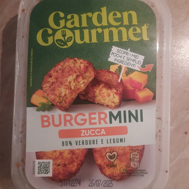 photo of Garden Gourmet Burger mini Zucca shared by @irenep on  30 Jul 2025 - review