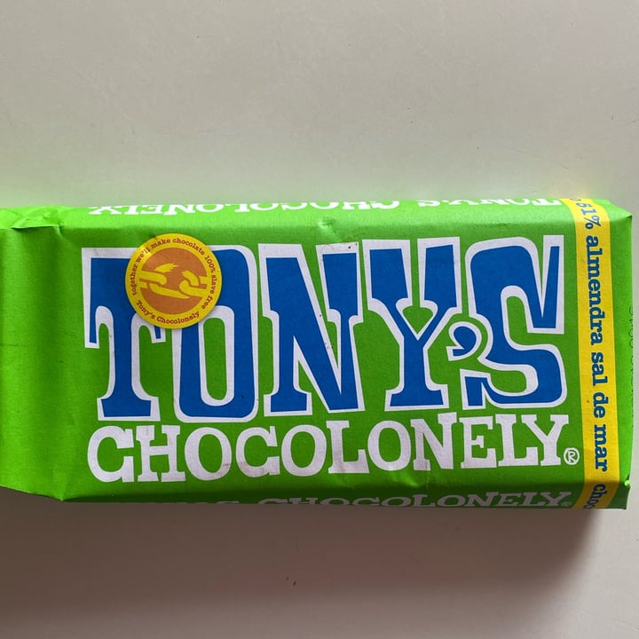 photo of Tony’s Chocolonely Dark Almond Sea Salt 51% shared by @estherdfv on  17 Feb 2025 - review