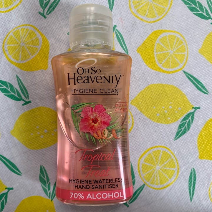 photo of Oh So Heavenly tropical treat hygiene waterless hand sanitiser shared by @hoodedgirl on  31 Dec 2023 - review