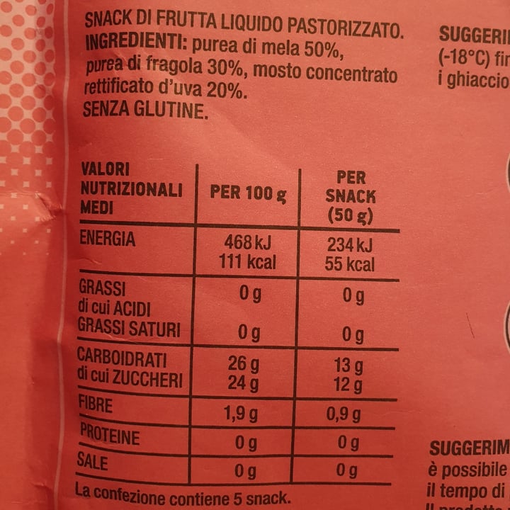 photo of Coop Fru swing ghiaccioli da congelare shared by @matildem on  12 May 2024 - review