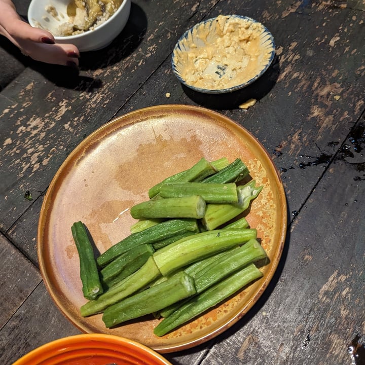 photo of Am Vegetarian Restaurant Steamed Okra With Fermented Tofu shared by @tomq6 on  02 Mar 2024 - review