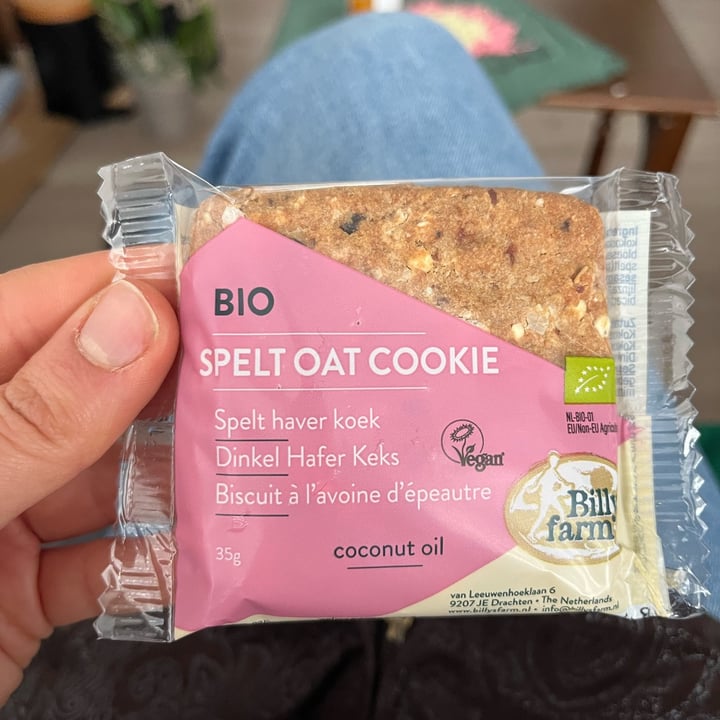photo of Billy’s Farm Spelt Oat Cookie shared by @alessiatal on  30 Mar 2024 - review