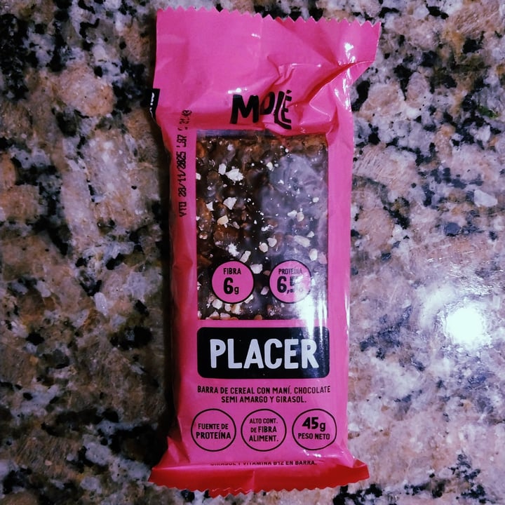 photo of Molé Barra de cereal con maní y chocolate shared by @nanicuadern on  05 May 2025 - review