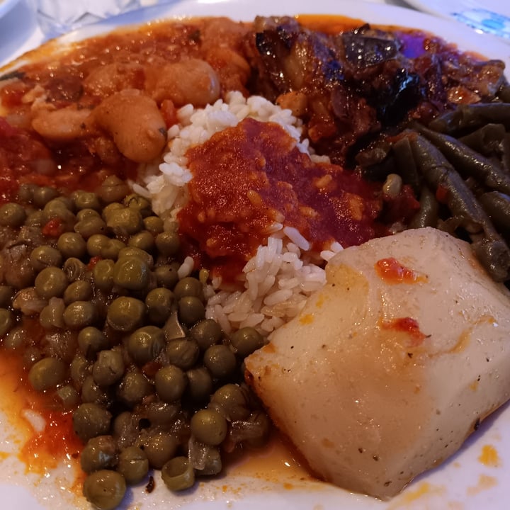 photo of Mykonos Greek Restaurant Vegetarian Plate shared by @ninetypercent on  27 Apr 2024 - review