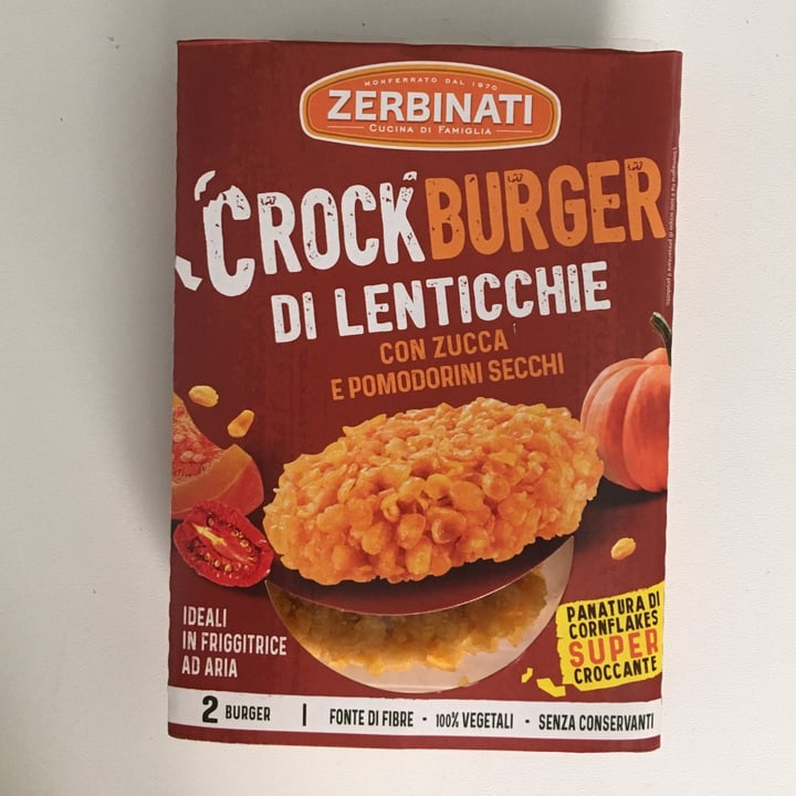 photo of Zerbinati Crockburger Di Lenticchie Con Zucca E Pomodori Secchi shared by @marghecassius on  16 Oct 2023 - review