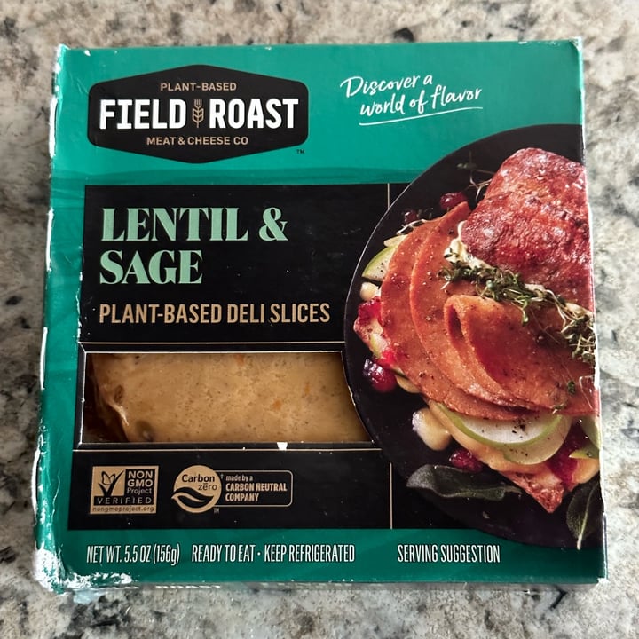 photo of Field Roast Lentil Sage Deli Slices shared by @veganjuan on  12 Oct 2023 - review