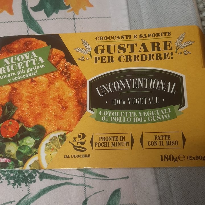 photo of Unconventional Cotolette Vegetali 0% Pollo 100% Gusto shared by @barbarellaap on  29 Apr 2024 - review