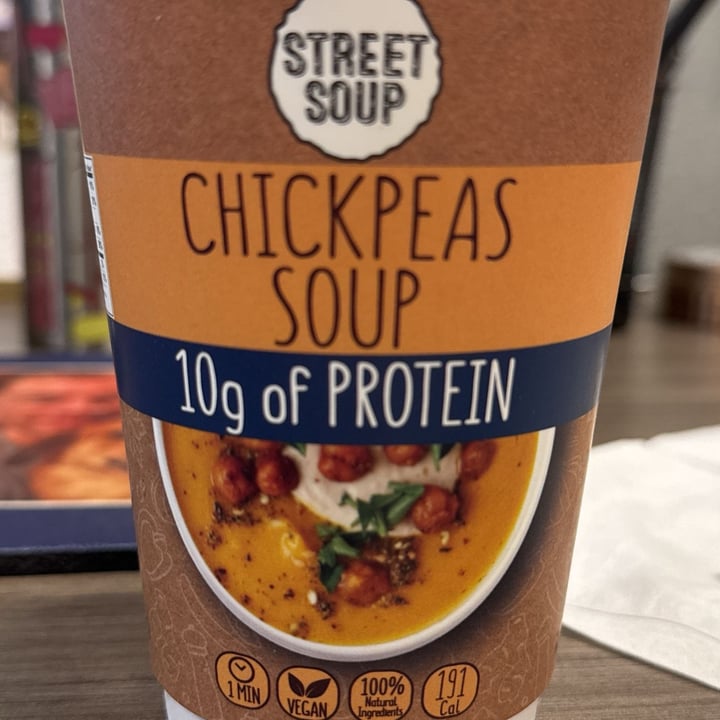 photo of street soup Chickpeas cream soup shared by @yumi on  28 May 2025 - review