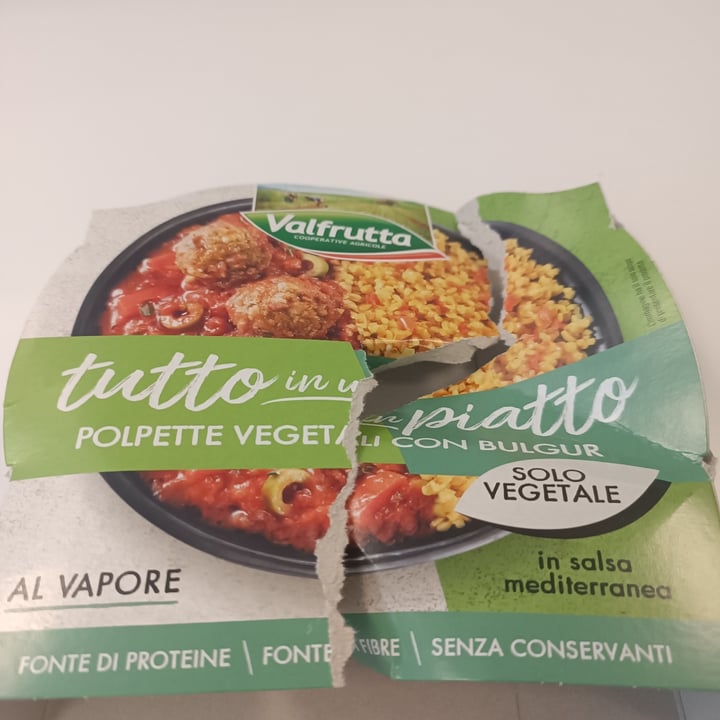 photo of Valfrutta Tutto in un piatto Polpette Vegetali Con Bulgur shared by @diegho90 on  25 Mar 2024 - review