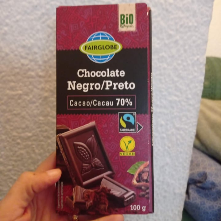photo of Fairglobe Bio Chocolate Negro 70% shared by @moniqueta on  29 Dec 2023 - review