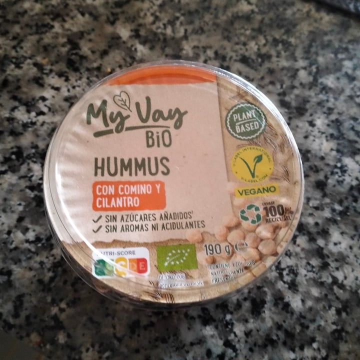 photo of MyVay hummus shared by @martagm on  28 Apr 2024 - review