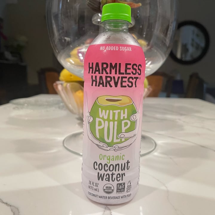 photo of Harmless Harvest Coconut water with pulp shared by @ellefire on  18 Aug 2024 - review