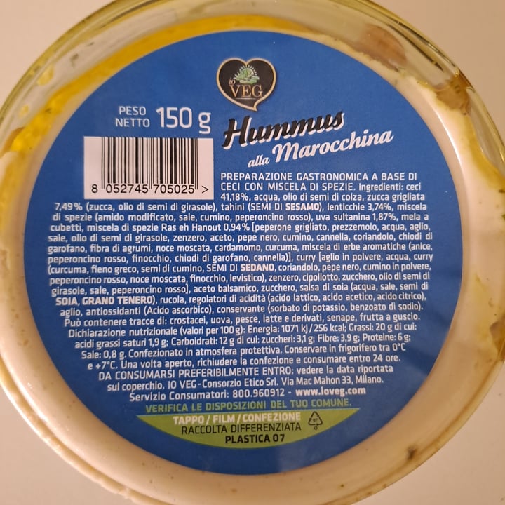 photo of ioVEG hummus alla marocchina shared by @fra-ncy on  07 Oct 2023 - review
