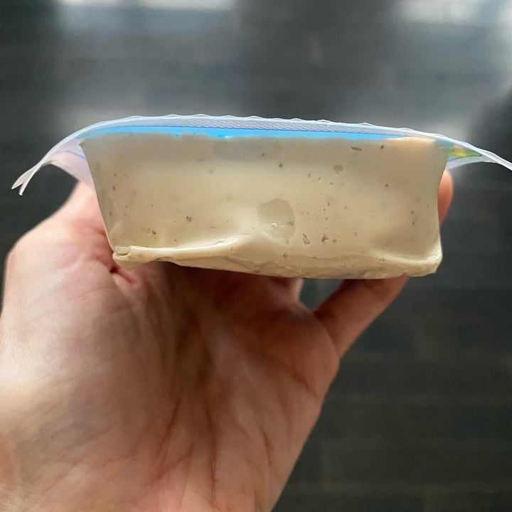 photo of Treeline Cheese Dairy free spreadable cheese goat style garlic and basil shared by @beckyyy on  24 Apr 2024 - review