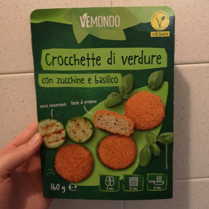 photo of Vemondo Crocchette Di Verdure Con Zucchine E Basilico shared by @aleveganfoodlover on  02 May 2024 - review