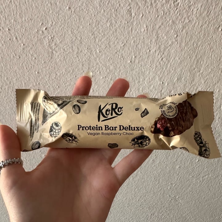 photo of Koro protein bar raspberry shared by @soniamartini on  28 Sep 2025 - review