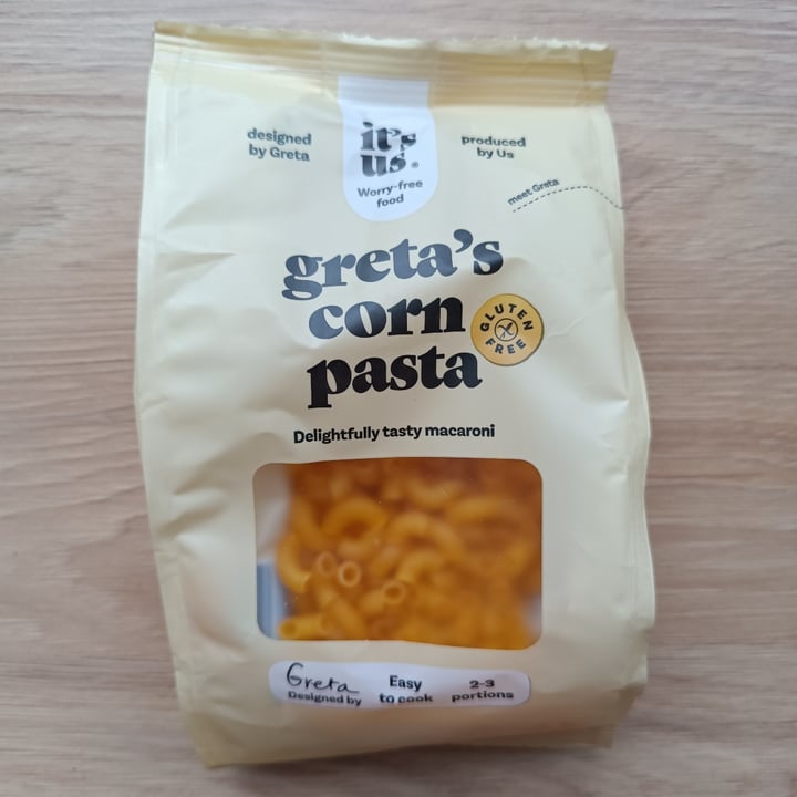 photo of it's us  Greta's corn pasta - Macaroni shared by @flowvegan on  21 May 2024 - review