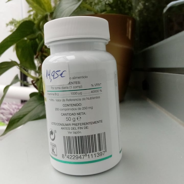 photo of Soria Natural Vitamina B12 (comprimidos) shared by @troosti on  01 May 2024 - review