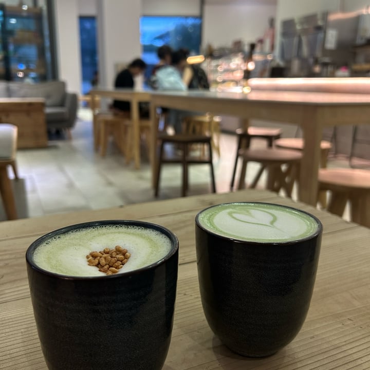 photo of Hvala Genmaicha latte with oat milk shared by @miriamy on  24 Dec 2024 - review