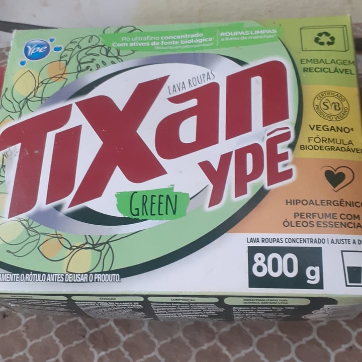 photo of Tixan Ypê Lava Roupas Green shared by @vivimartins on  14 Jun 2024 - review