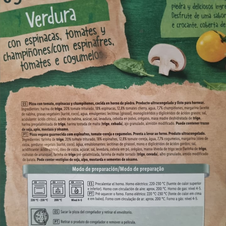 photo of Vemondo vegan pizza verdura shared by @noelite on  10 Dec 2023 - review