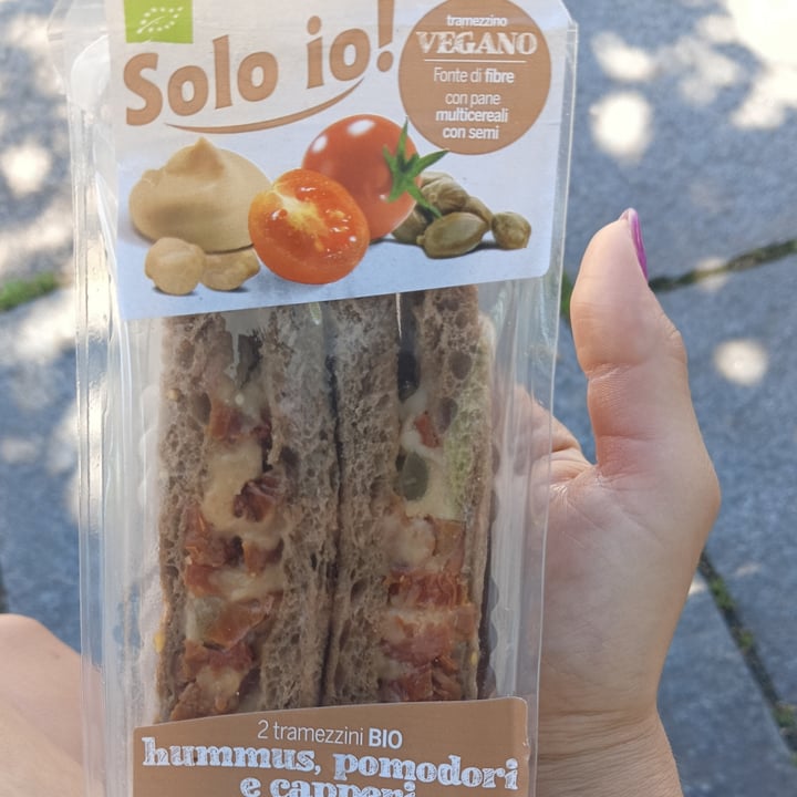 photo of Solo io! Tramezzini Hummus Pomodori E Olive shared by @chiccamary on  29 Jul 2024 - review