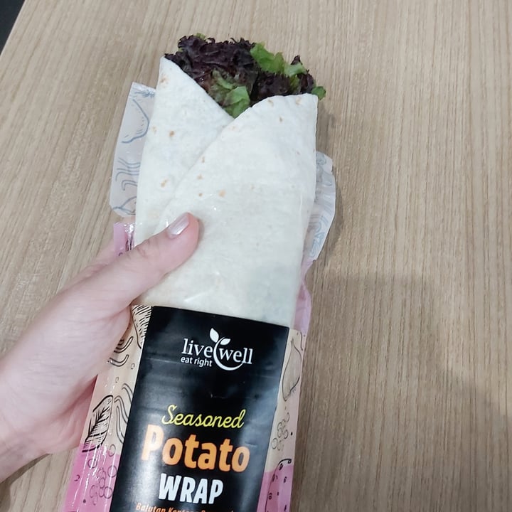 photo of Livewell Seasoned Potato Wrap shared by @herbimetal on  10 Mar 2024 - review