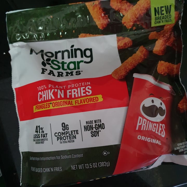 photo of MorningStar Farms Chik'n Fries Pringles Original Flavored shared by @anistavrou on  21 Sep 2023 - review