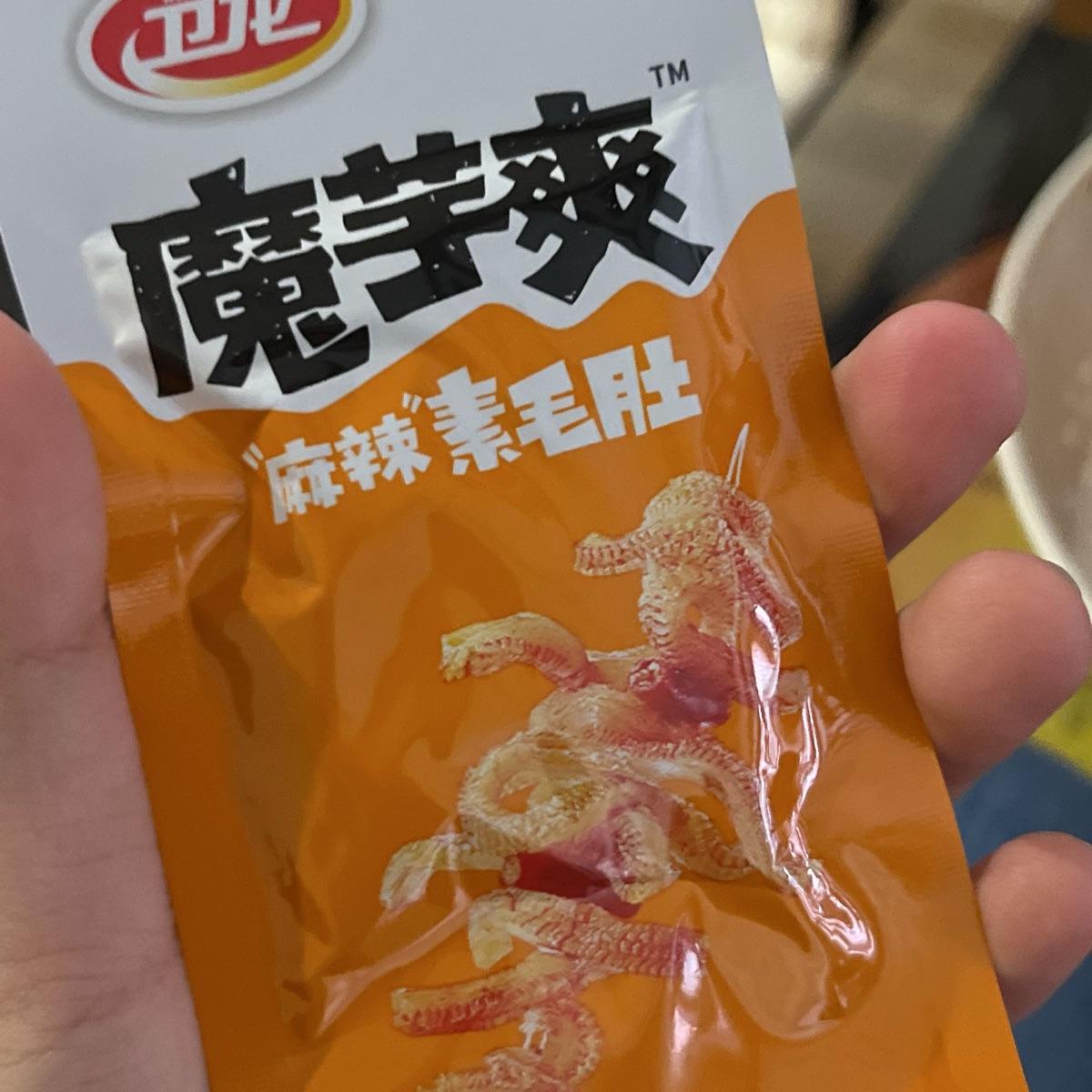 魔芋爽麻辣素毛肚Mala Konjac Strips at 卫龙Weilong Delicious