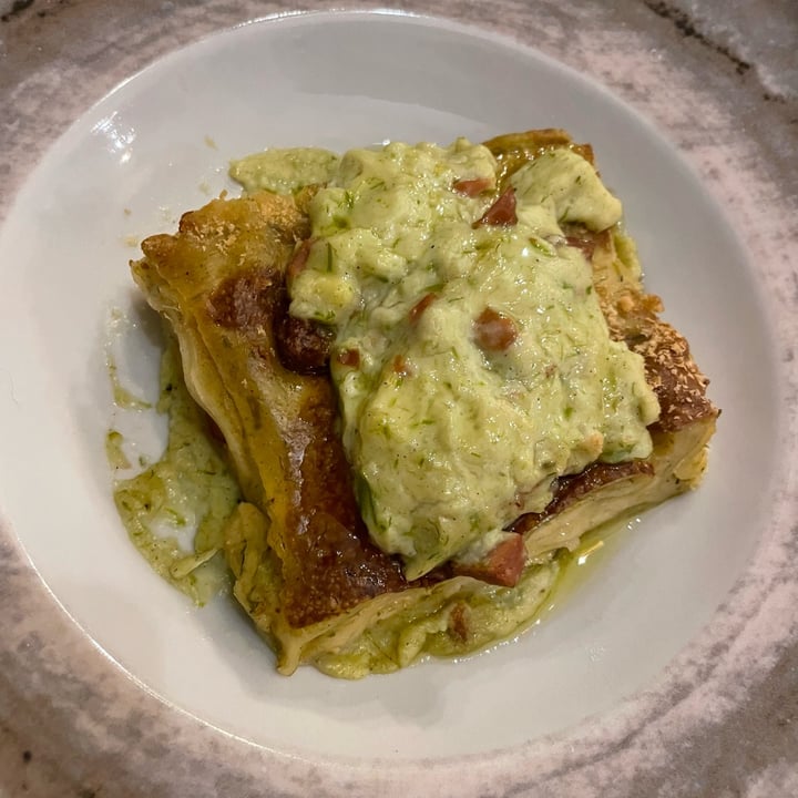 photo of ...IDEM CON PATATE lasagna ai carciofi e pancetta shared by @chaosenergy on  27 May 2024 - review