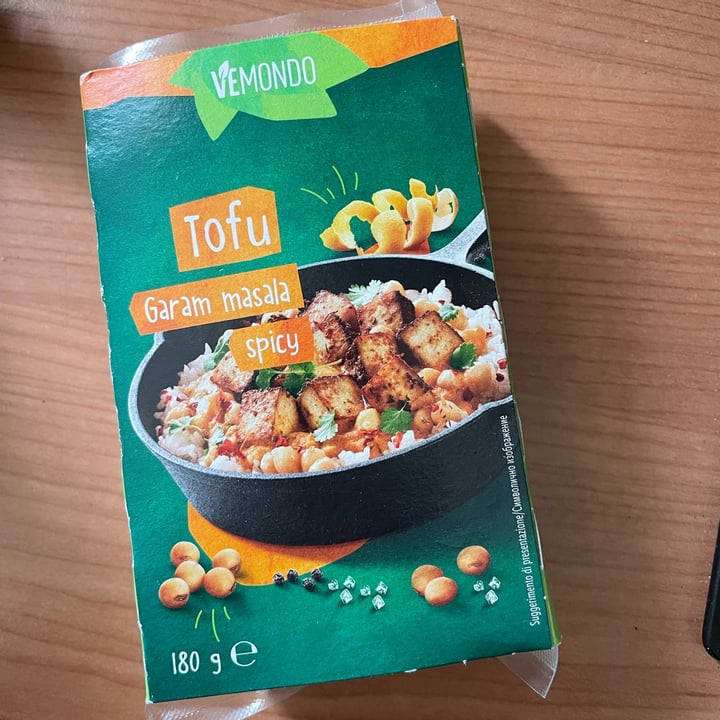 photo of Vemondo Tofu Garam Masala shared by @veggiegaia on  16 Apr 2025 - review