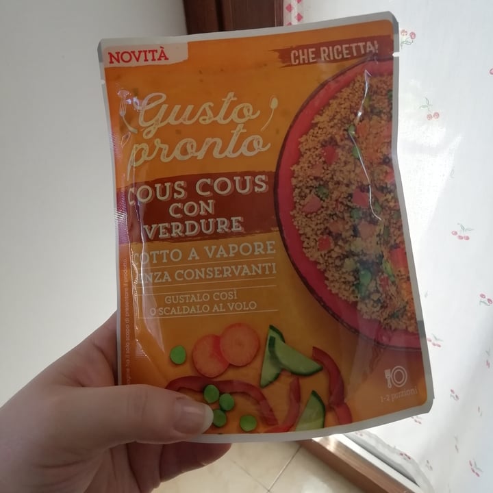 photo of Gusto pronto Cous cous con verdure shared by @purpovse on  28 Dec 2023 - review