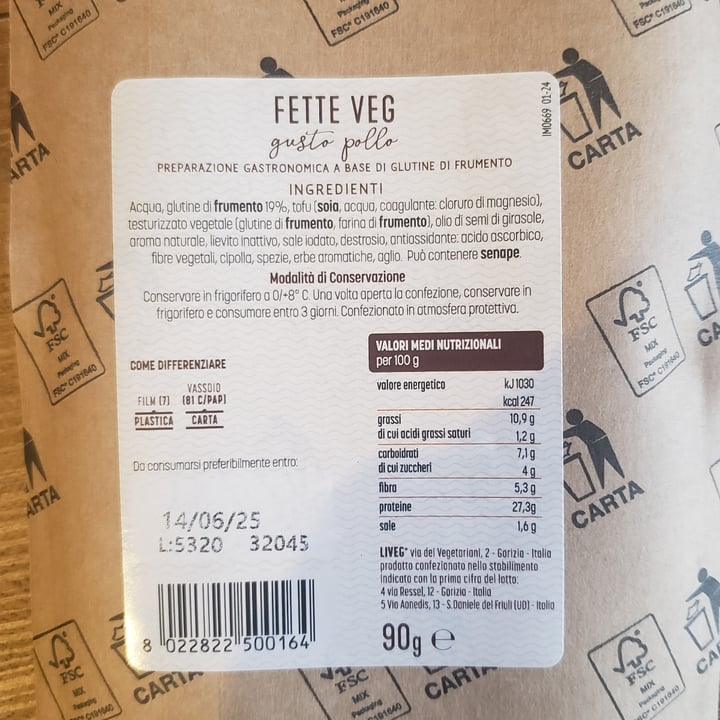 photo of is veg Affettato Gusto Pollo shared by @tercorb on  26 Feb 2025 - review