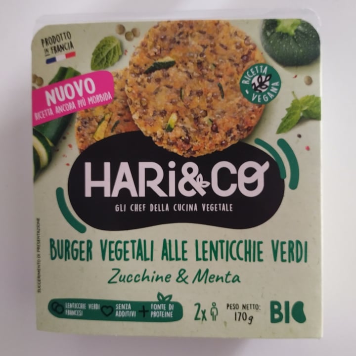 photo of Hari&Co Burger Lenticchie Verdi Zucchine e Menta shared by @giusvisions on  16 Jun 2025 - review