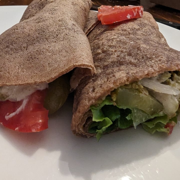 photo of Portia's Cafe Falafel wrap shared by @kristig on  03 Jun 2024 - review