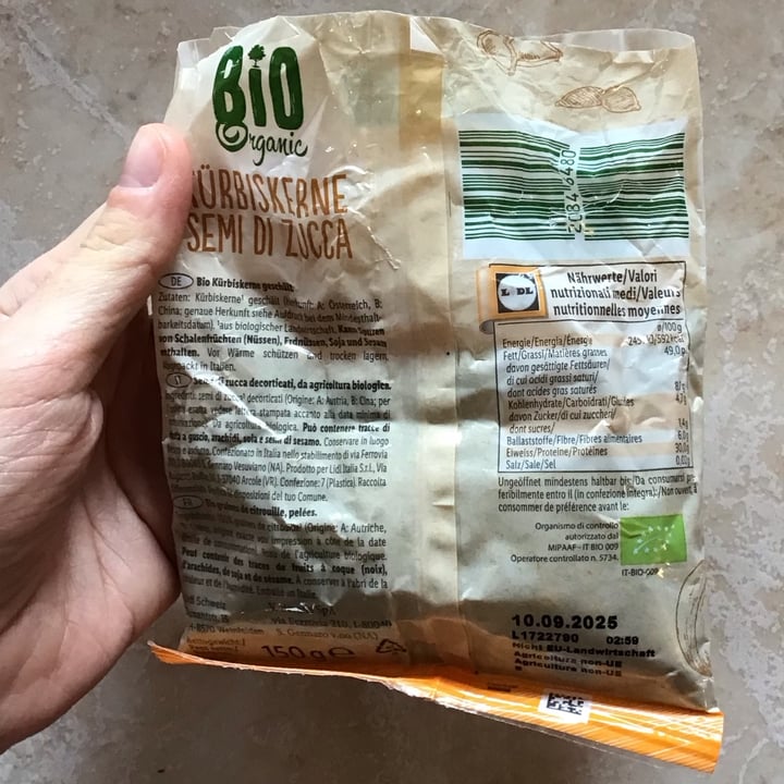 photo of Alesto Semi di zucca Bio shared by @nononorae on  05 May 2025 - review