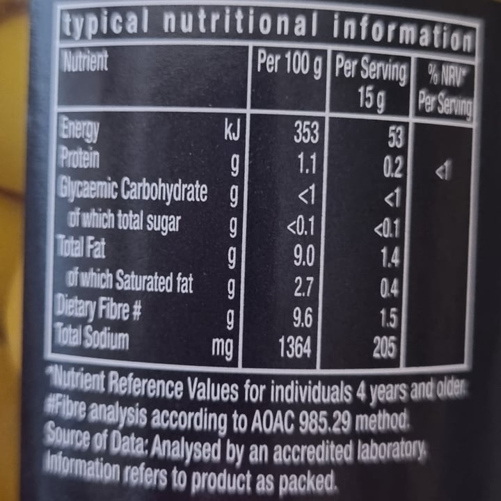 photo of Spar Olives Natural Green Manzanilla shared by @vegankitchensa on  31 Dec 2023 - review