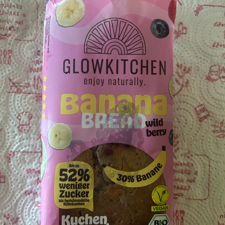 photo of Glowkitchen banana bread wild berry shared by @cinzia1981 on  28 Sep 2025 - review