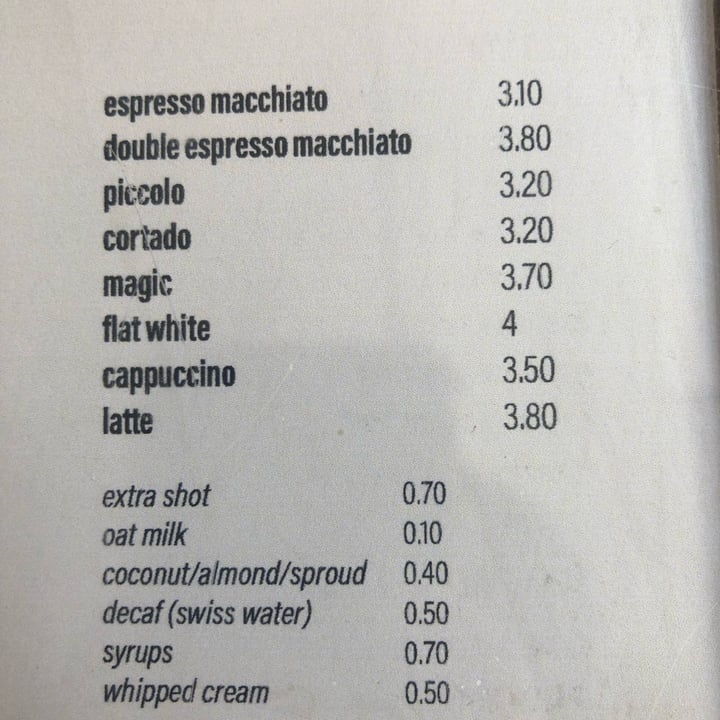 photo of Fortin | Home of Specialty Coffee Oat milk Cappuccino shared by @born2bvegan on  26 Aug 2023 - review