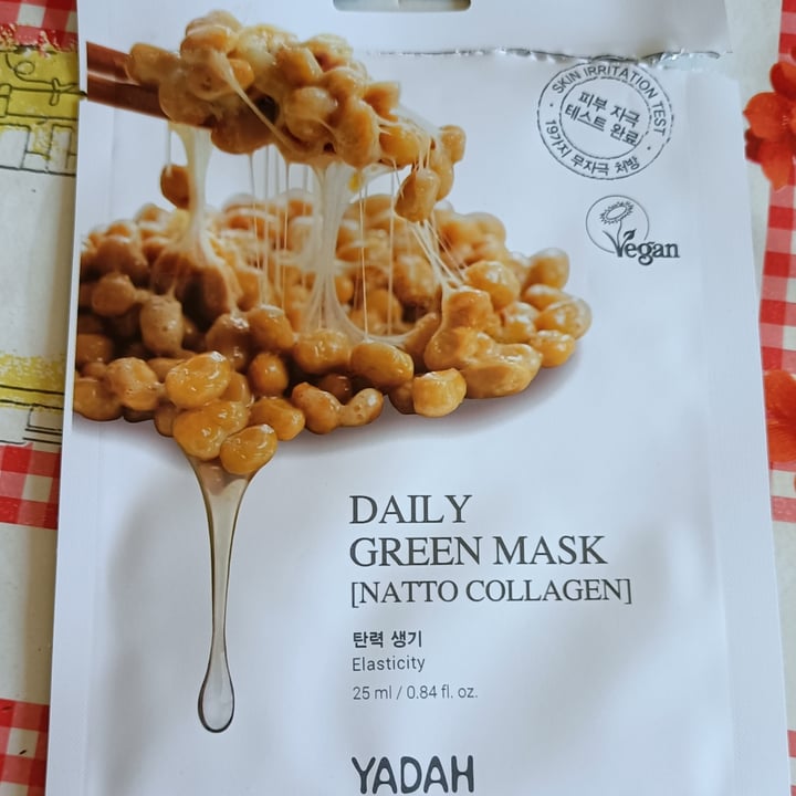 photo of Yadah Daily Green Mask Natto Collagen shared by @wonka on  22 Nov 2023 - review