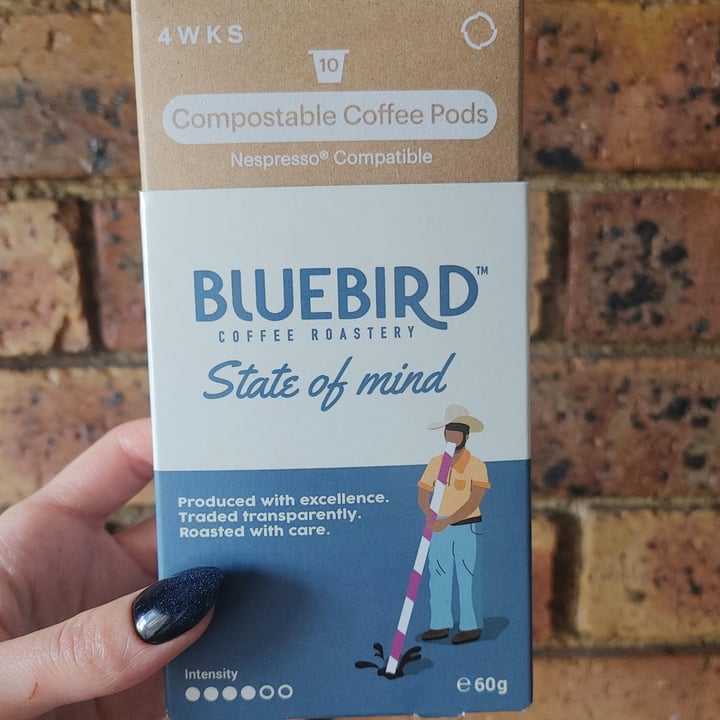 photo of Bluebird Coffee Roastery State of mind capsules shared by @veganonthesavannah on  19 Jun 2025 - review
