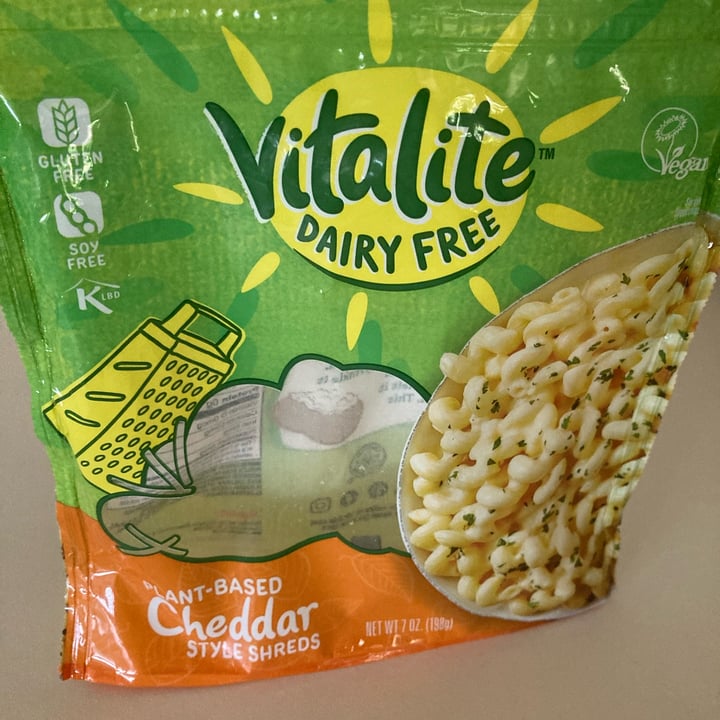 photo of Vitalite plant based cheddar shreds shared by @maesti on  03 Feb 2024 - review